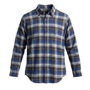 Todd Snyder Blue Plaid Cotton Lightweight Flannel Button Down Size Small